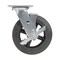 Vestil Rubber Swivel With Brake Caster 8 In. Diameter x 2 In. Width 551 Lb. Capacity Black CST-VE-8X2MR-SWB - alternate 6
